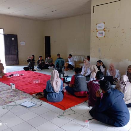 Pengurus Bumdes Gunung Ulin Hadiri Sosialisasi Aplikasi Pemeringkatan Bumdes